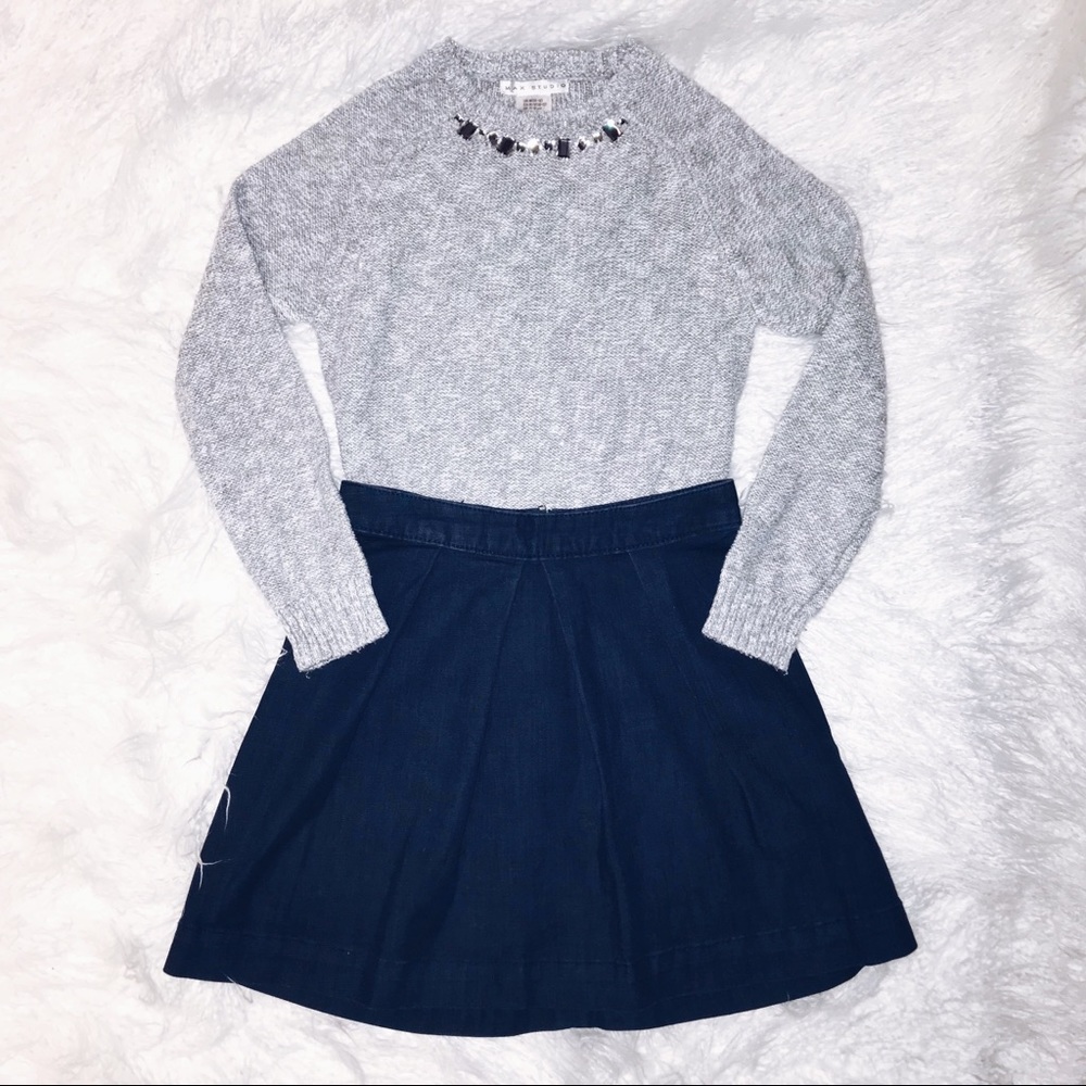 Max Studio Super Soft Jeweled Embellished Sweater